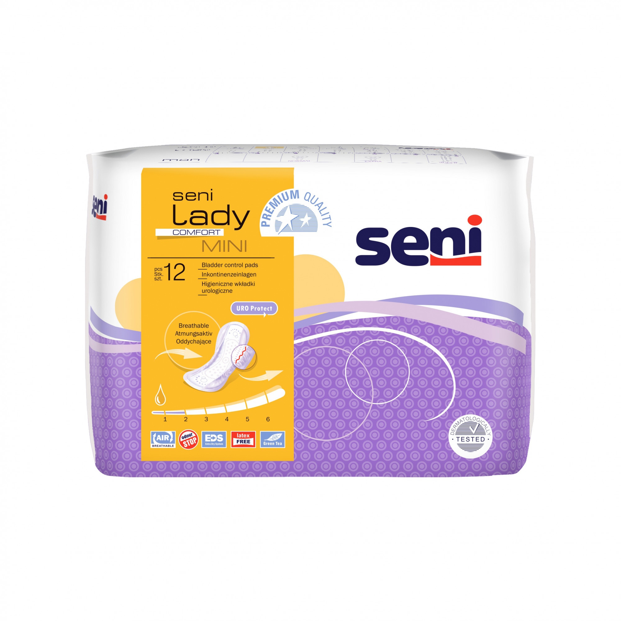 Absorbante pentru incontinenta Seni Lady Comfort Mini, 12 buc