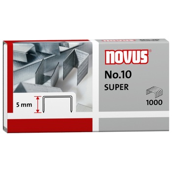 Capse Novus 10, 1000 buc/cutie Capse Novus 10, 1000 buc/cutie
