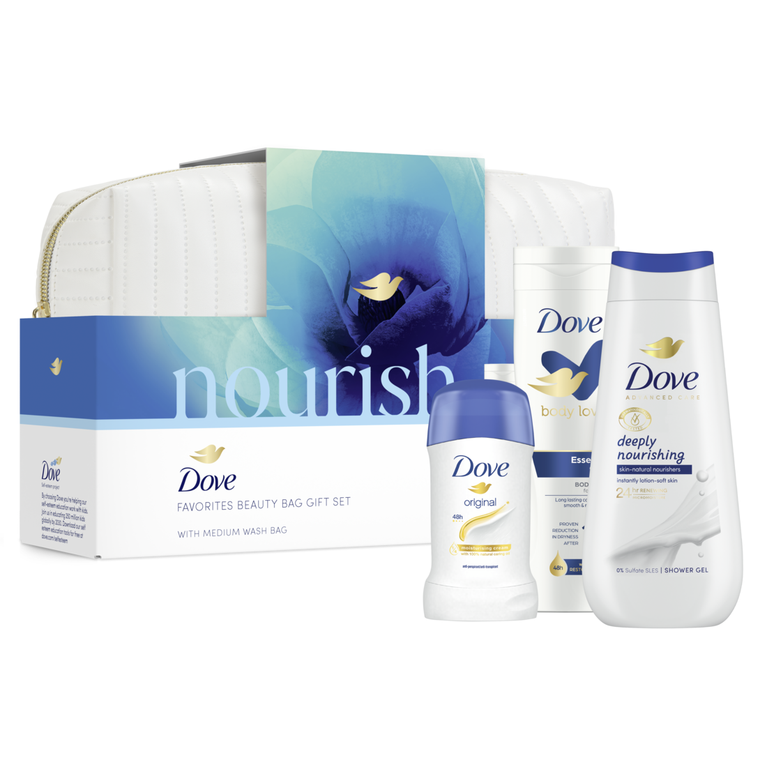 Set cadou Dove Advanced Care: Gel de dus Deeply Nourishing, 225ml