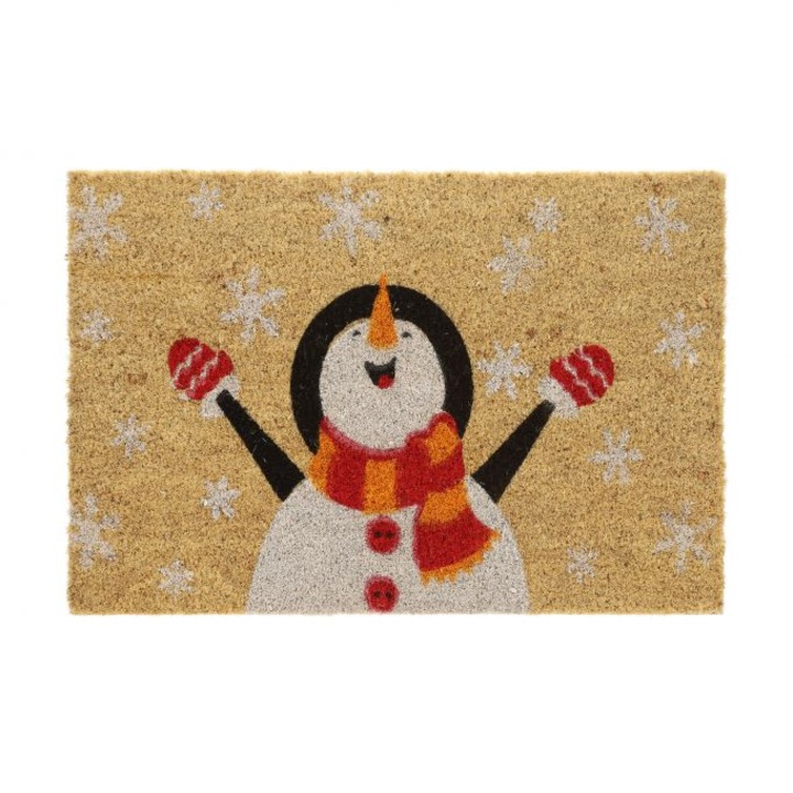 Relaxdays erősített szőnyeg, 40x60 cm, Többszínű, Kültéri, 10039090