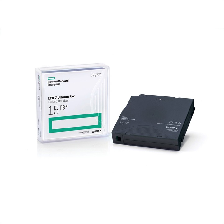 Касета за запис на данни HP, 15 TB, 750 MB/s