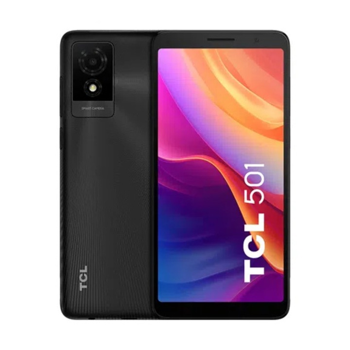 TCL 501 mobiltelefon, 2 GB RAM, 32 GB, 4G, Prime Black