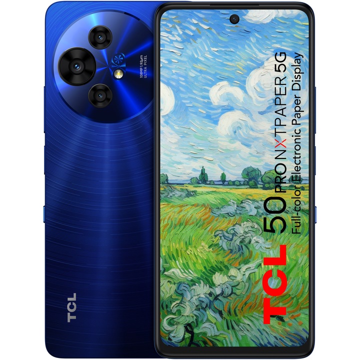 Смартфон TCL 50 NXTPaper PRO, 8GB RAM, 512GB, 5G, Blue