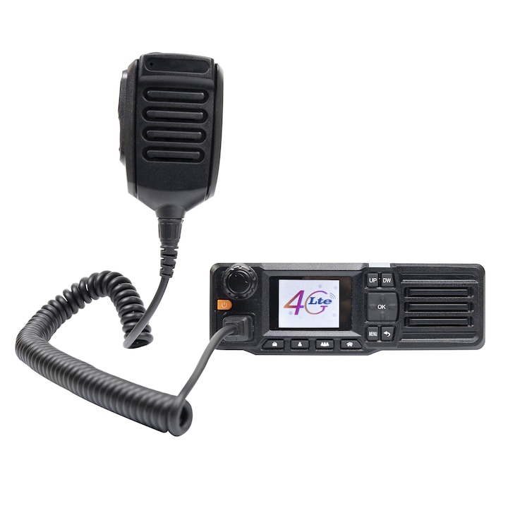 Statie radio PNI PoC 1700, GSM 4G LTE, Wi-Fi 2.4GHz, Android OS, ecran color 1.77 inch, 12V, IP54