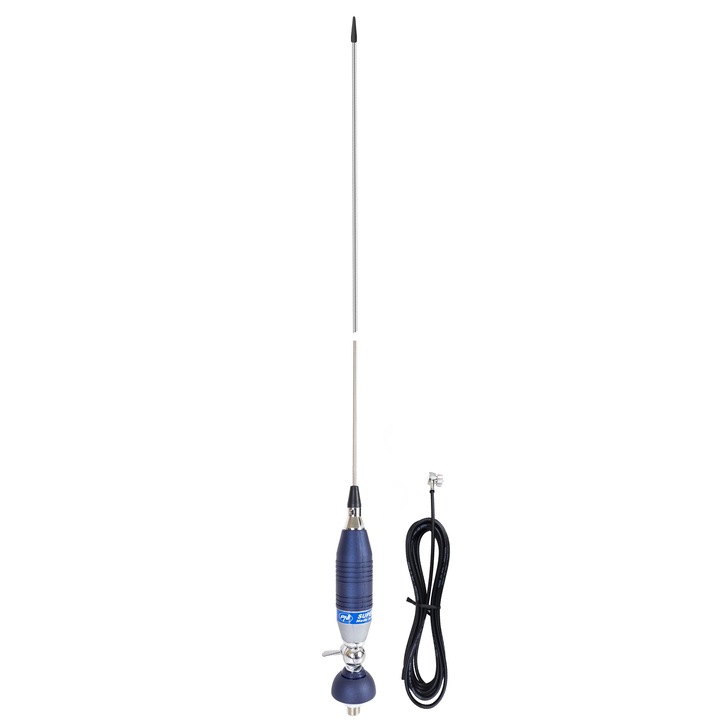 Sirio SUPER 9 CB антена с пеперуда, дължина 155 см, 27 - 28,5 MHz, 250 W, монтиране, 4 м кабел RG58 и щепсел PL259 включени