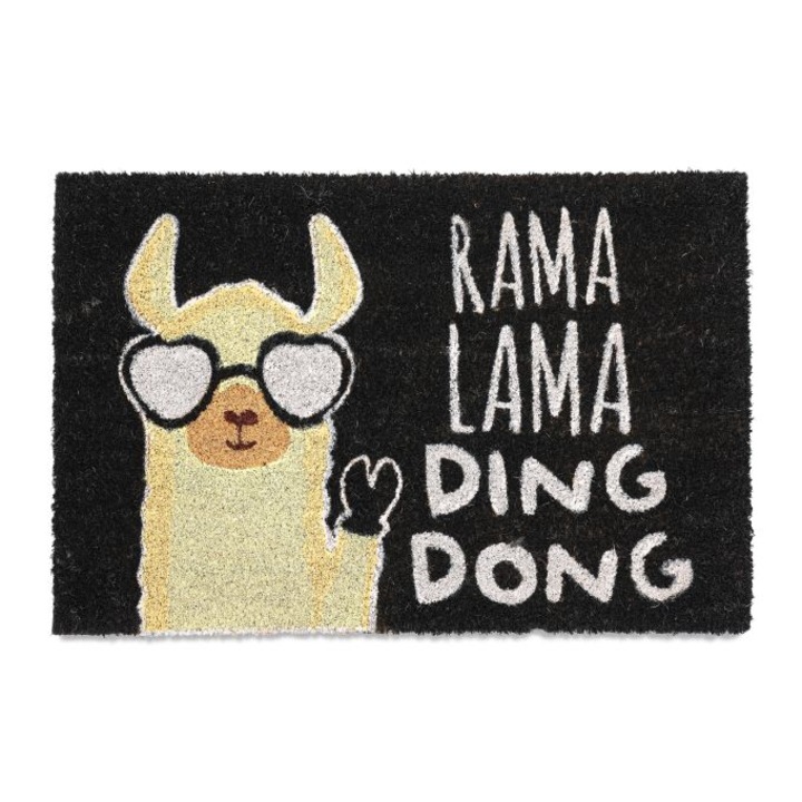 Relaxdays erősített szőnyeg, 40x60 cm, Többszínű, Kültéri, 10046790