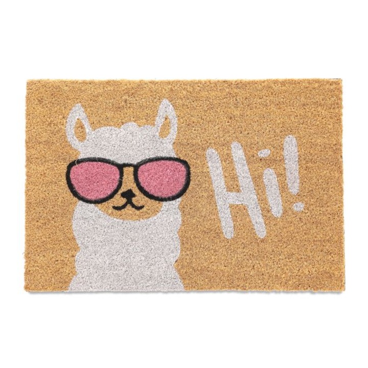 Relaxdays erősített szőnyeg, 40x60 cm, Többszínű, Kültéri, 10046791