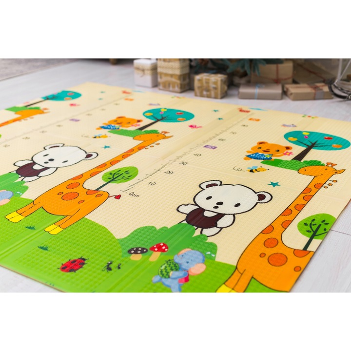 Covoras educational, 200x180x1 cm, pentru copii, siguranta
