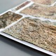 Panou decorativ de perete, model piatra, PVC, 96 x 48 cm