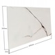 Gresie autoadeziva, STICKERWALL, PT-809, plastic, 60x30 cm, marmura bej, rezistent la apa