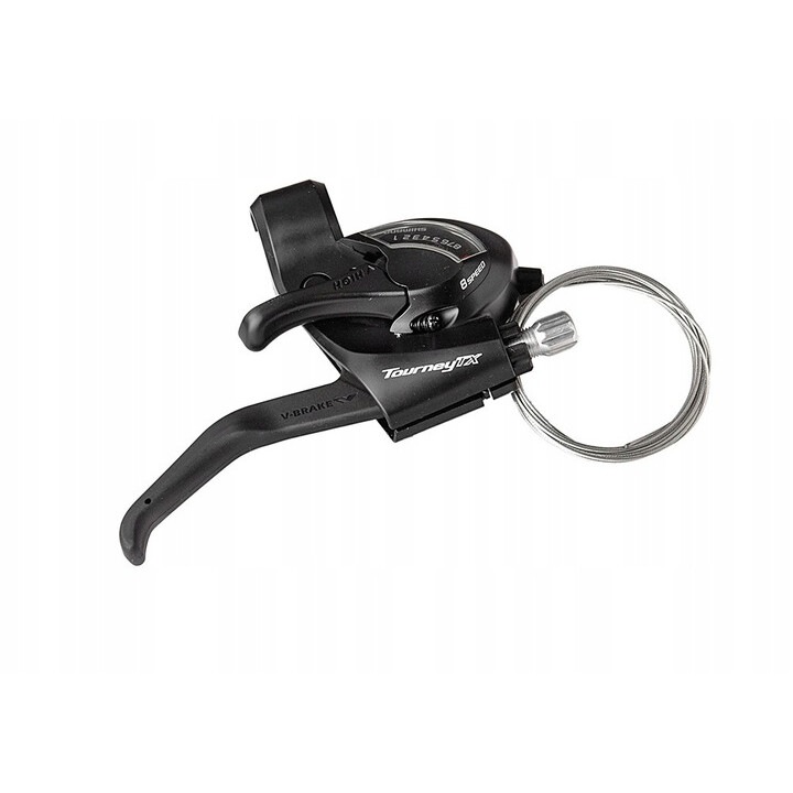 Kombinált kar, Shimano St-Tx800 Tourney, jobb, 8 Rz, fekete