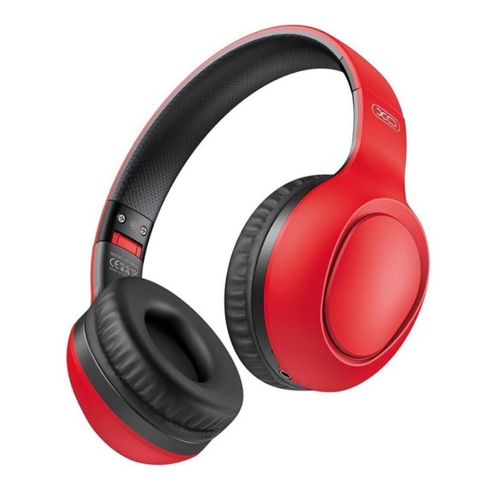 XO-BE35 Vezeték nélküli fejhallgató, 200 mAh, Bluetooth 5.2, 15 órás autonómia, mikrofon, piros