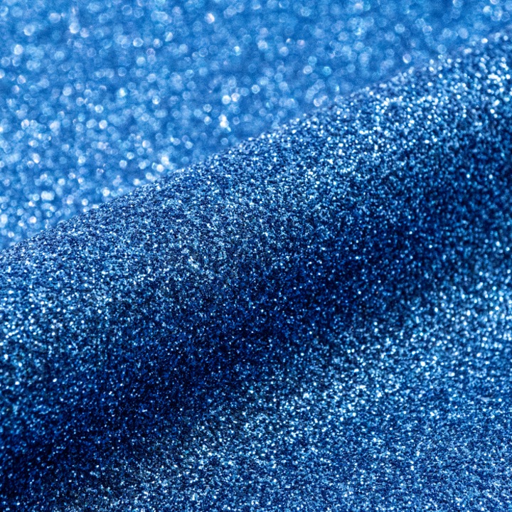 Folie Vinil Siser Glitter P.S. Film HTV, 20x30 cm, Culoare Blue