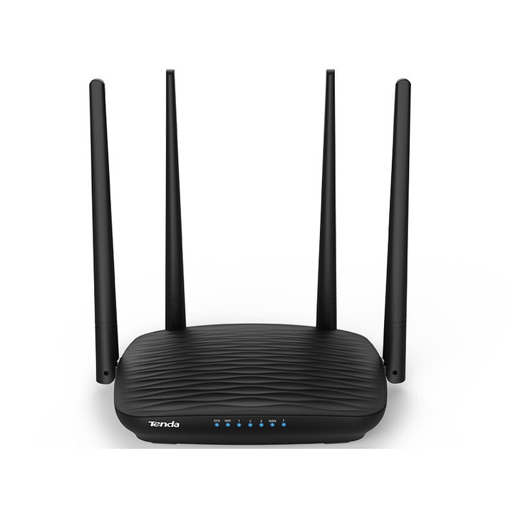 Router WiFi Dual Band AC1200, 4 antene 5dBi, 1 GHz, 1167 Mbps, negru