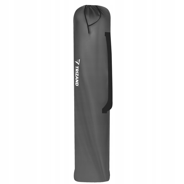 Összecsukható szék kert, kemping, horgászat, szürke, pohár/üvegtartóval, huzattal, max 100 kg, 80x44x80 cm, Trizand