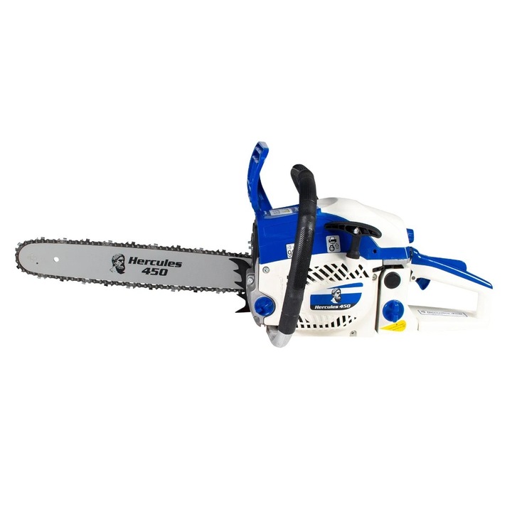 Drujba / motofierastrau pe benzina Hercules 450, lungime sina 40 cm, 1.7 kW, 2.4 CP, 5.1 kg