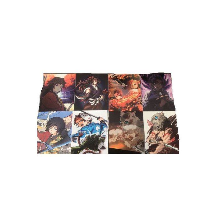 8 db Anime poszter készlet, 20 x 25 cm