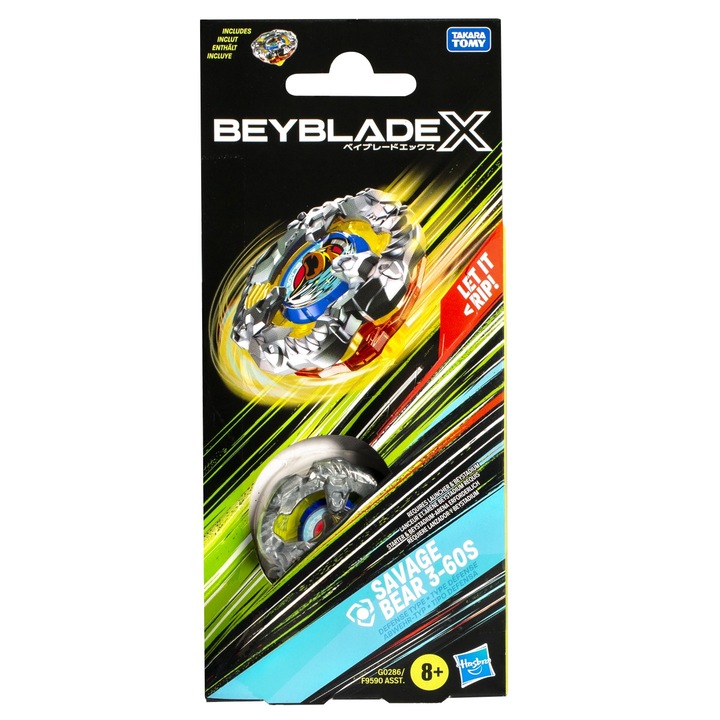 Beyblade X – Let It Rip Savage Bear 3-60S játék