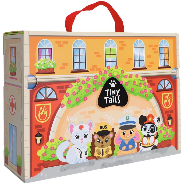 Set de joaca Trefl Tiny Tails - Orasul animalutelor