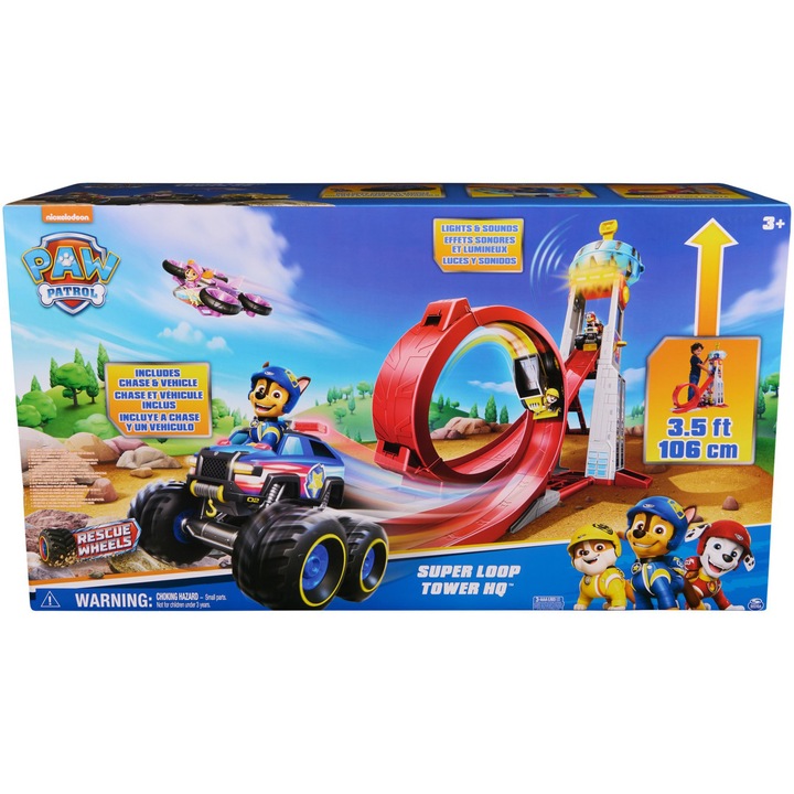 Set de joaca Paw Patrol Rescue Wheels - Turnul de Salvare