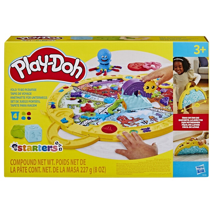Комплект Play-Doh Starters - Сгъваема постелка за игра