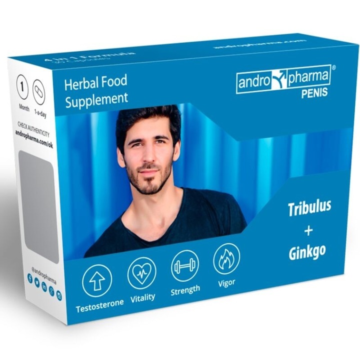 Supliment pe baza de plante pentru marirea penisului, Andro Medical, 30 capsule, imbunatateste circulatia sangelui, ajuta la rezultate rapide.