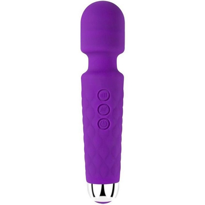 Vibrator, 20 frecvente, mov, 20x6.4cm
