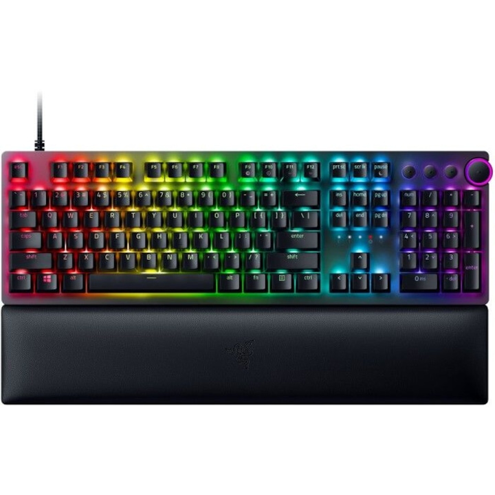 Механична клавиатура Razer Huntsman V2 Red Switch, черна, Великобритания, 248121, Клавиатура