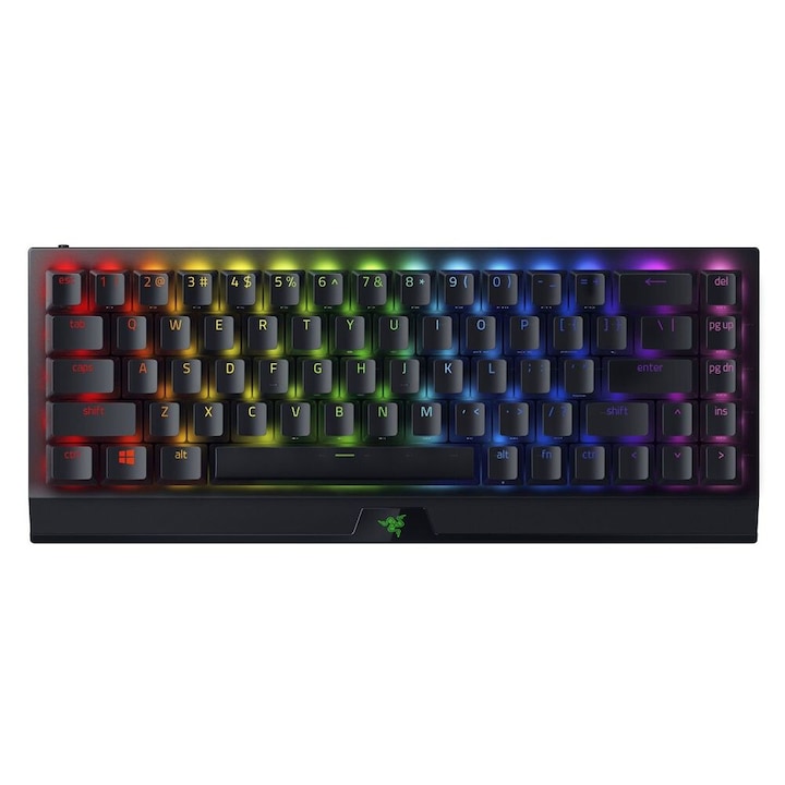 Razer BlackWidow V3 Mini HyperSpeed Жълт превключвател Черен UK, 248086, Клавиатура