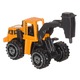 Vehicul de santier in miniatura Antbro® buldozer cu scala de 1:64 si schelet metalic, galben, 6x2xcm