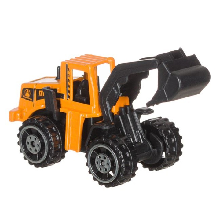 Vehicul de santier in miniatura Antbro® buldozer cu scala de 1:64 si schelet metalic, galben, 6x2xcm