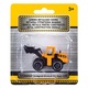Vehicul de santier in miniatura Antbro® buldozer cu scala de 1:64 si schelet metalic, galben, 6x2xcm