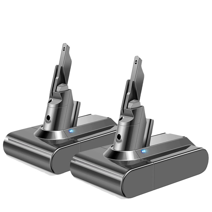 Baterie de schimb pentru aspirator Dyson V7, 6000mAh, 21.6V, set 2 bucati