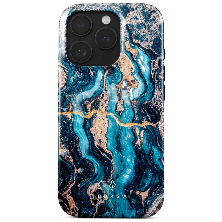 Husa de protectie Burga Dual Layer Mystic River iPhone 16 Pro