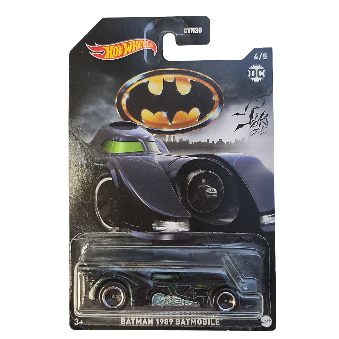 Masinuta Metalica Hot Wheels, 1989 Batmobile, Colectia Batman