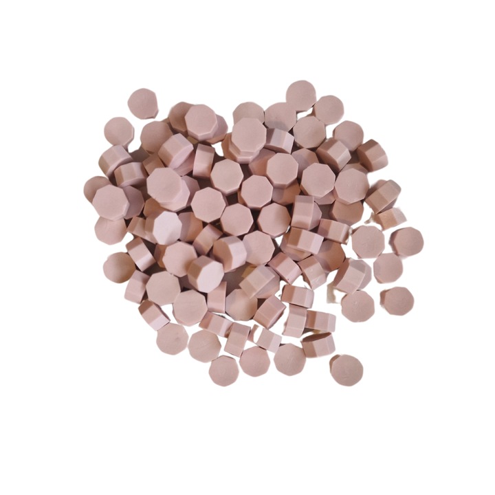 Set ceara granule pentru sigilii Roz Pudrat 100 bucati