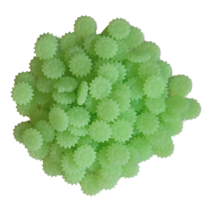 Set ceara granule pentru sigilii Verde Fluorescent 100 bucati