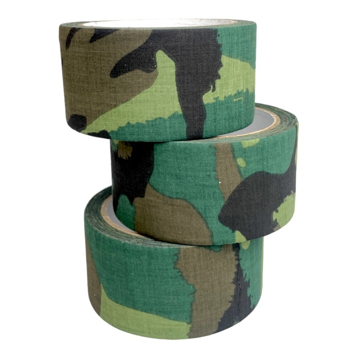 Banda adeziva cu model, Createur, camuflaj, 5cm x 10m