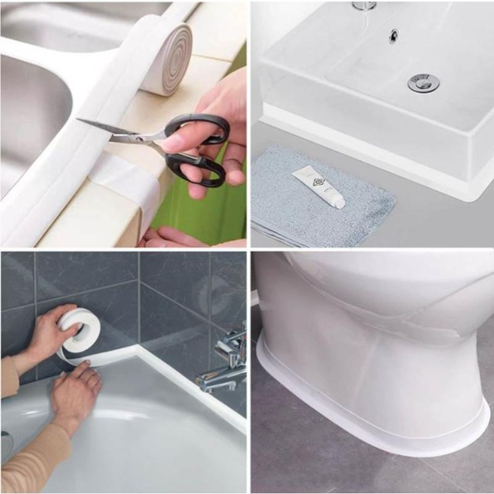 Banda Adeziva de Etansare Izolatoare Alba 3.3mx2.8cm, OneLash