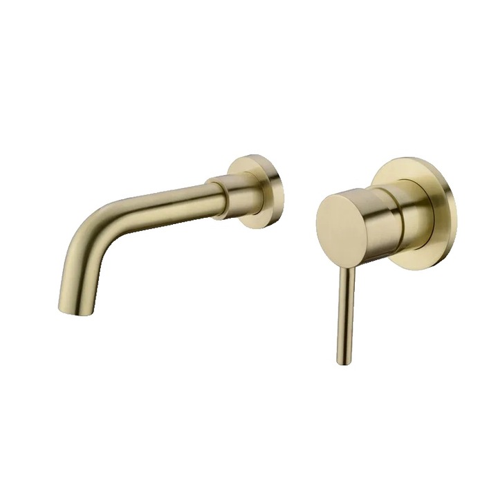 Baterie sanitara, alama, 150 mm, auriu