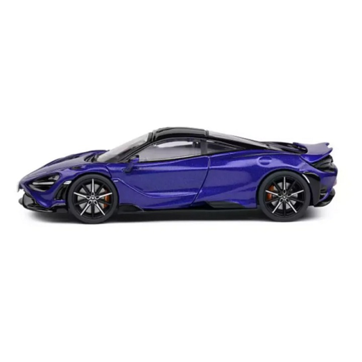 Modell McLaren 765LT V8 biturbó, indigó, Solido 1/43