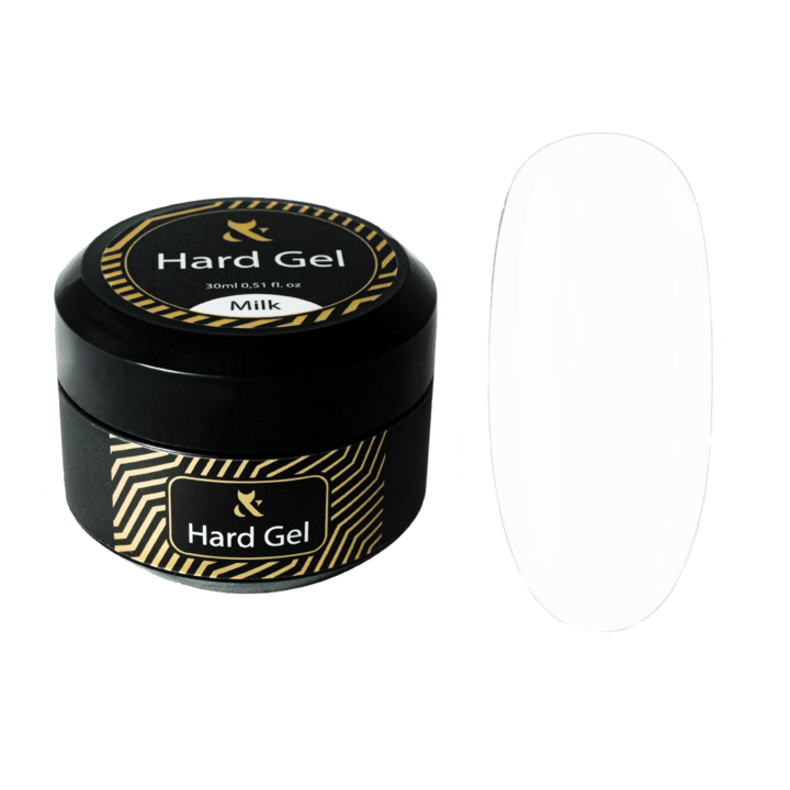 Hard Milk körömzselé 15ml, FOX, folyékony állagú, önterülő, fehér