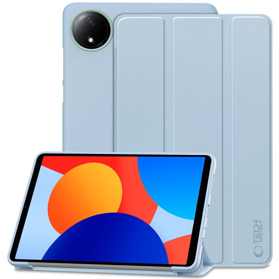 Husa tableta Tech-Protect SmartCase, Sky Blue, pentru Xiaomi Redmi Pad Se 8.7