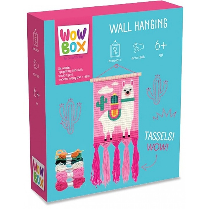 Set macrameLama WOW0922, TM Toys, pentru copii 6+