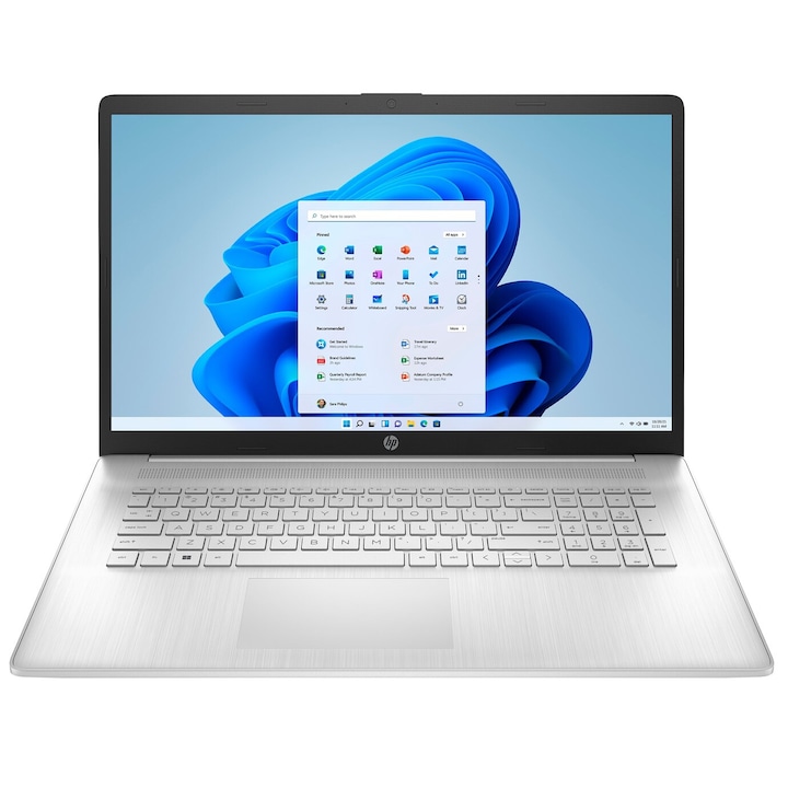 Laptop HP 17, 17,3" Full HD, Intel® Core™ i3 1215U 4,4 GHz-ig, 8 GB RAM DDR4 3200, 256 GB SSD, Intel® UHD Graphics, Windows 11 Home, Blue Titanium DDR4