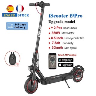 Monopattino Elettrico ISCOOTER I9 350W - 25km/h - Nero - Adulti
