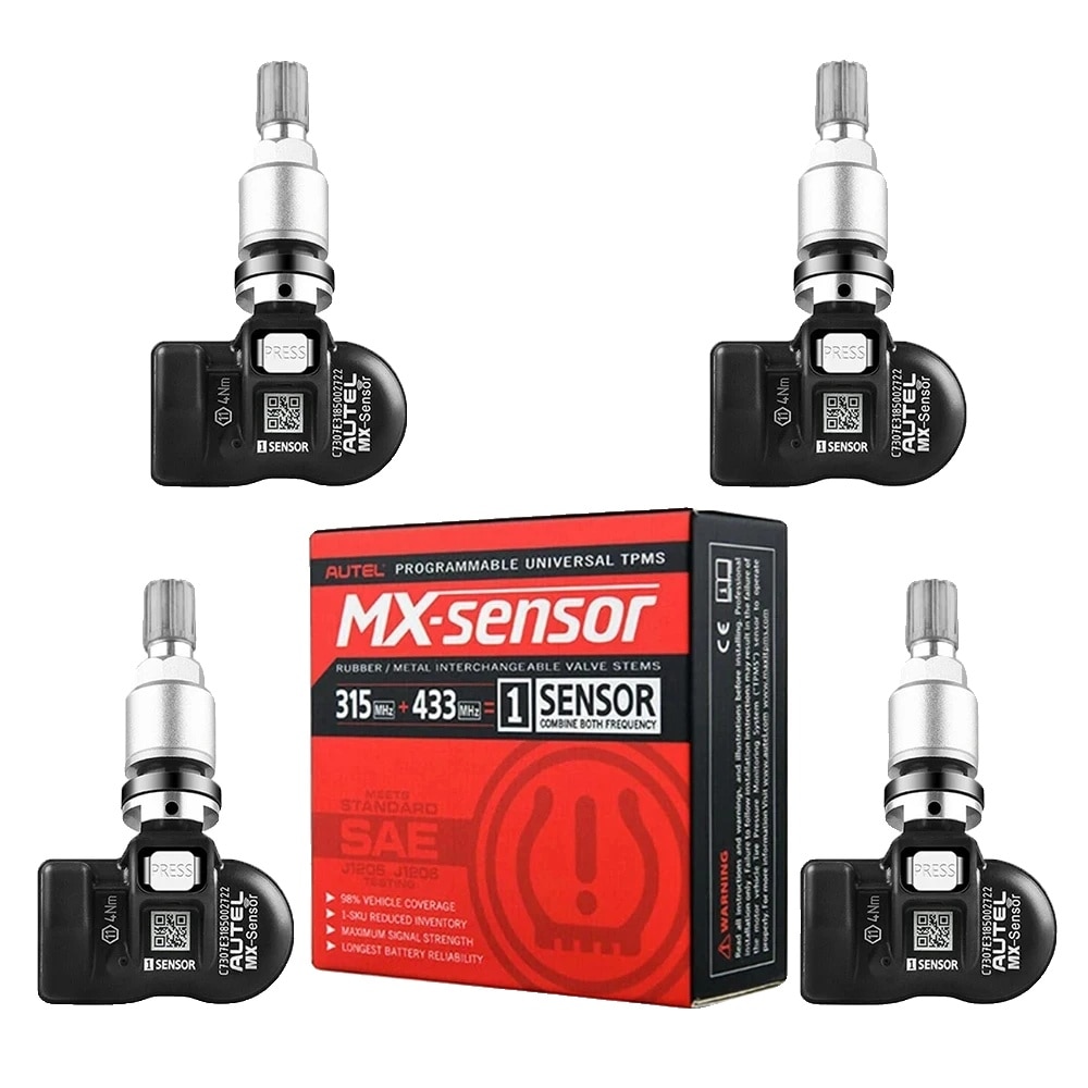 Senzor TPMS Autel MX-Sensor, set 4 buc, durata de viata a bateriei
