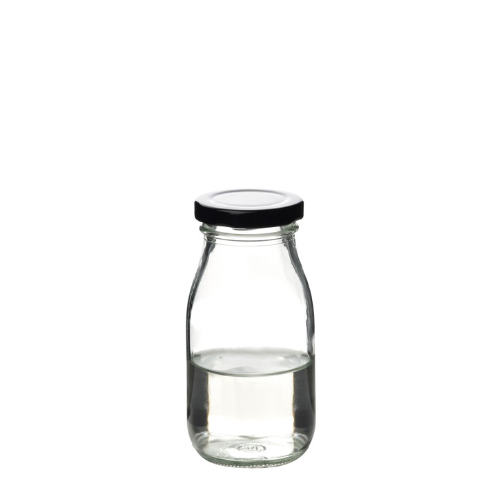 Sticla de apa, Sticla, 200 ml, Transparent