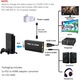 PS2-HDMI átalakító, Full HD adapter, ps2 dugasz-HDMI átalakító, videó és audio csatlakozó, játékkonzol-TV/TV-monitor kompatibilitás HDMI-vel