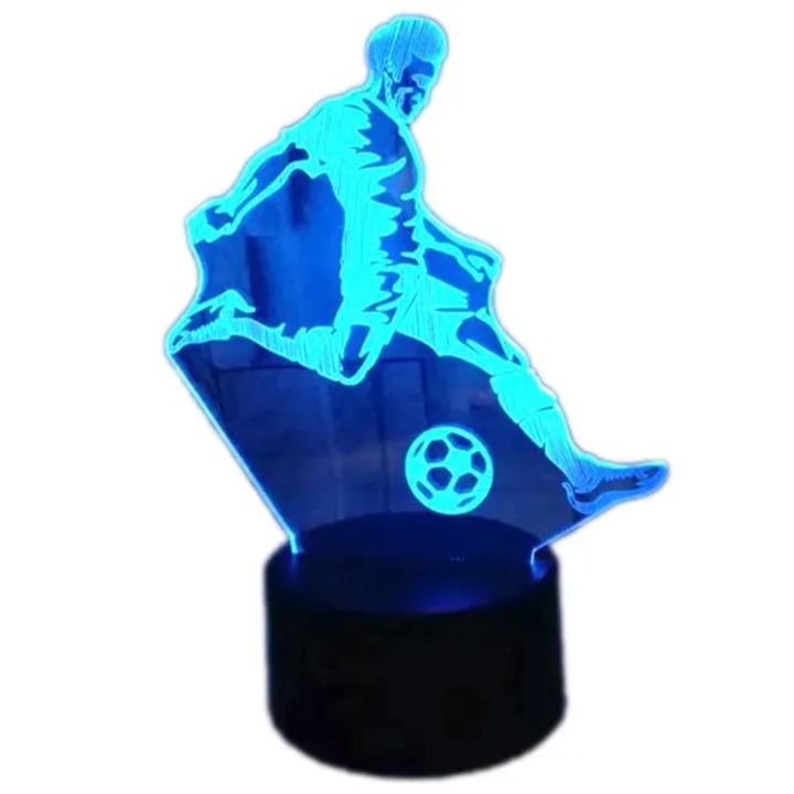 Zd98k 3d led нощна лампа за футболист